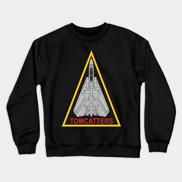 F14 Tomcat - VF31 Tomcatters Crewneck Sweatshirt by MBK